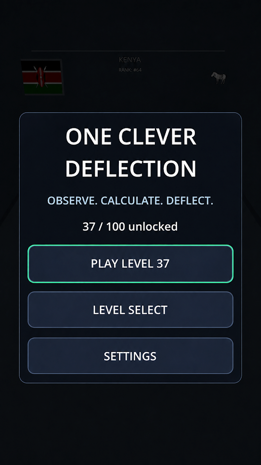 OCD gameplay screenshot with ball and target